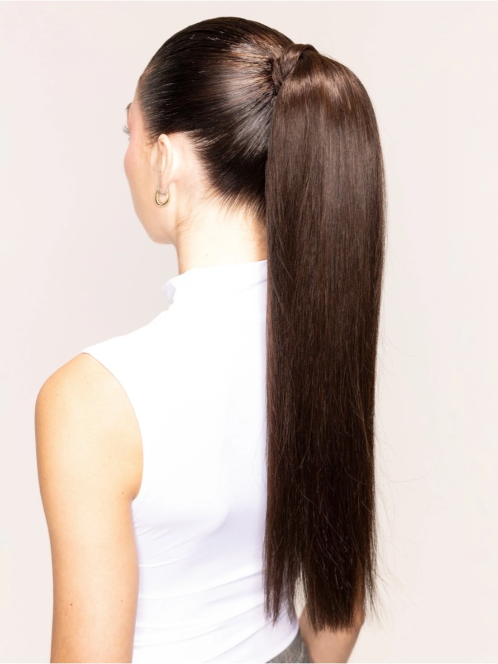 Faux Wrap Ponytail, Dark Brown #2 Natural
20 IN / 160 G